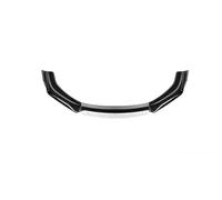 Becquet Latéral Avant 4PCS Universel Voiture Pare-Chocs Avant Lèvre Corps Kit Splitter Spoiler Diffuseur Protecteur Accessoires De Pièces Extérieures Kits(Black Whitehead)