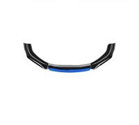 Becquet Latéral Avant 4PCS Universel Voiture Pare-Chocs Avant Lèvre Corps Kit Splitter Spoiler Diffuseur Protecteur Accessoires De Pièces Extérieures Kits(Black Blue Head)