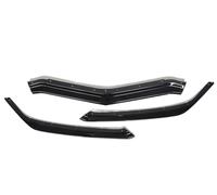 Becquet Latéral Avant pour Corvette pour C8 pour Z51 2020-2025 Séparateur Lèvre Pare-Chocs Avant Voiture Protecteur Diffuseur(Black)