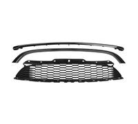 Becquet Latéral Avant pour R55 R56 R57 R58 R59 pour Cooper Uniquement 2007-2015 Calandre Avant De Voiture Garniture Pare-Chocs Séparateur Cadre Becquet(Trim and Grille)