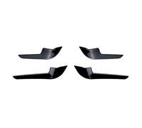 Becquet Latéral Avant pour RS3 8Y 2021-2024 Pare-Chocs Avant Latéral Air Vent Garniture Couverture Voiture Brouillard Lumière Admission Cadre Spoiler Splitter Canards(Glossy Black)