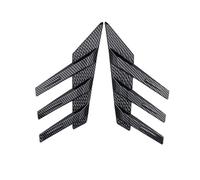 Becquet Latéral De Brise Arrière De Bande Décorative Séparateur Volet Triangulaire Pare-Soleil Pare-Brise De Voiture Becquet Arrière(Pairs Carbon)