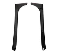 Becquet latéral de fenêtre arrière, Couvercle d'aile de Canard, Accessoire de Modification de Voiture Noir Brillant pour Une stabilité et Un Style améliorés, matériau ABS 2 pièces