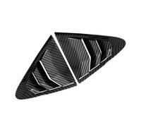 Becquet latéral de Voiture Autocollant de Couverture persienne de fenêtre de Quart de Ventilation latérale pour arrière de Voiture pour Toyota pour Corolla pour Altis(Carbon Texture)