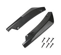 Becquet latéral de Voiture Bande Pare-Chocs pour Avant et pour arrière Universelle pour Voiture diffuseur spoile Protection Contre Les Rayures ailerons en Fibre Carbone(Carbon Fiber)