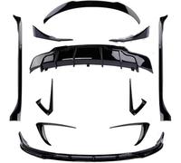 Becquet latéral de voiture Kit carrosserie, diffuseur et arrière, spoiler pour Tesla pour Model 3 Y 2016-2022(Model 3)