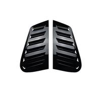 Becquet latéral du véhicule pour VW pour Polo 9N 2001-2009 2 pièces/Ensemble Garniture de Couvercle de volet de Quart de Lunette pour arrière côté persienne(Glossy Black)