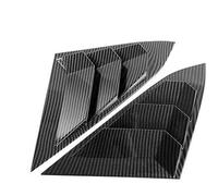 Becquet Latéral Garniture D'aile Berline Pour Civic 10e Génération 2016 - 2020 Pare-soleil Garniture Couverture Accessoires Stores Persiennes Vitres Latérales Arrière(Carbon fiber pattern)