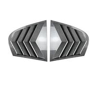 Becquet Latéral Garniture D'aile Pour 5 Classe Pour E60 2004-2010 Persiennes Voiture Fenêtre Arrière Obturateur Persienne Pare-soleil Autocollant Revêtement D'habillage(Carbon Fiber Look)