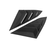 Becquet Latéral Garniture D'aile Pour Civic 10e Génération 2016 - 2020 Berline Évent Scoop Pare-soleil Garniture Couverture Stores Accessoires Persiennes Fenêtre Latérale(Matte black)