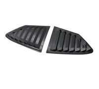 Becquet Latéral Garniture D'aile Pour Ford Pour Focus 2019-2023 Berline Hayon ABS Voiture Arrière Persienne Fenêtre Volet Latéral Couverture Garniture Autocollant Évent(Carbon)