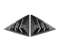 Becquet Latéral Garniture D'aile Pour Mazda 6 2002 2003 2004 2005 2006 2007-2016 2 Pièces ABS Couvercle Volet Fenêtre Arrière Garniture Persienne Évent Latéral(Carbon Look)