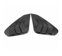 Becquet Latéral Garniture D'aile Pour Pour RAV4 2019 2020 2021 2022 2023 Autocollant Couverture Volet Latéral Fenêtre Persienne Arrière Voiture Autocollant Garniture Scoop(Carbon)