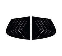 Becquet Latéral Garniture D'aile Pour Série 1 Pour E87 2005 2006 2007 2008 2009 2010 2011 Couvercle Volet Fenêtre Arrière Voiture Becquet Noir Brillant Persienne Latérale(Glossy Black)