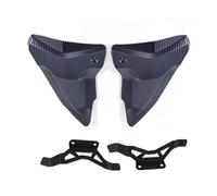 Becquet Latéral Moto pour MT09 SP 2024-2025 Rembourrage Arrière Panneau Latéral Couvercle Cadre Carénage Becquet Plaque Protection(Look de Carbone)