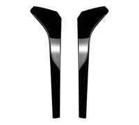 Becquet Latéral Pour VW Pour Tiguan Pour MK2 Pour Line 2017-2023 Voiture Aileron De Lunette Arrière Aile Latérale Couverture Garniture Pièces De Voiture(Bright Black)