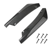 Becquet Lèvre Avant Bande Pare-Chocs Avant Et Arrière Universelle Voiture Becquet Lèvre Diffuseur Séparateur Protection Contre Les Rayures Ailes Extension Jupe Latérale(Carbon Fiber)