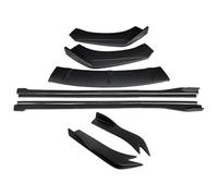 Becquet Lèvre Avant pour RS6 2013-2018 Kit Carrosserie Lèvre Séparateurs Pare-Chocs Avant Extensions Jupes Latérales d'angle D'enveloppement Arrière Jupe Latérale(B)