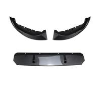 Becquet Lèvre Avant pour Série 5 G30 G31 520i 520d 530i 530d 550i 2021-2023 Voiture Pare-Chocs Avant Lèvre Spoiler Séparateur Diffuseur Bodykits Tuning Tablier(Carbon Black)
