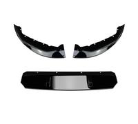 Becquet Lèvre Avant pour Série 5 G30 G31 520i 520d 530i 530d 550i 2021-2023 Voiture Pare-Chocs Avant Lèvre Spoiler Séparateur Diffuseur Bodykits Tuning Tablier(Gloss Black)