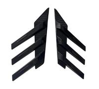 Becquet Lunette Arrière Aileron Latéral Universel Pour Pare-brise Arrière Aérations Latérales Décoration Pour Vitres Voiture Aileron Arrière Décoratif Extérieur(Glossy Black)