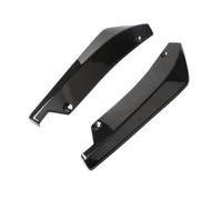 Becquet Pare Chocs Avant Lot De 2 Diffuseurs Spoilers De Pare-Chocs Arrière pour Q2 pour Q3 pour Q5 pour Q7 S3 S4 S5 S6 S7 S8 avec Protection Anti-Rayures Lèvre Pare Chocs Avant(Black)