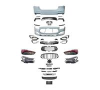 Becquet Pare-Chocs pour Quattroporte pour Trofeo Lampe Arrière Mise À Niveau Avant Pare-Chocs Arrière Lèvre Gril Aileron Arrière Phares Feux Arrière(Body Kit n Lights)