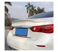 Becquet pour Infiniti Q50 Q50S 2013 + 2017 Aileron Arrière Matériau ABS Aileron Arrière De Voiture Couleur Primaire Aileron De Coffre Arrière Spoiler(Le Noir)
