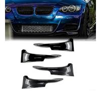 Becquet séparateur de pare-chocs avant pour BMW Série 3 E92 E93 MTech 2006 2013, compatible avec 320d 330xd 335xi Coupé et (noir brillant 2006-2009)
