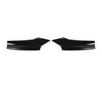 Becquet Toit 1 Paire Pare-Chocs Avant pour BMW F10 F11 M pour Sport Série 5 520i 530i 2011 2012 2013-2017 Kit De Carrosserie Spoiler Diffuseur Avant(Glossy Black)