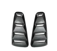 Becquet Toit 1 Paire Pare-Soleil Arrière pour Ford pour Mustang 2005 2006 2007 2008 2009 1/4 Fenêtre Latérale Persiennes Couvercle Ventilation Autocollant(Aspect Fibre de Carbone)
