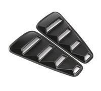 Becquet Toit 1 Paire Pare-Soleil Arrière pour Ford pour Mustang 2005 2006 2007 2008 2009 1/4 Fenêtre Latérale Persiennes Couvercle Ventilation Autocollant(Noir Mat)
