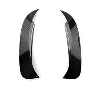 Becquet Toit Arrière 2 Pièces pour Benz X156 pour GLA GLA45 pour AMG GLA220 GLA260 2014-2019 Pare-Chocs Arrière Séparateur Canards Becquet Latéral Garniture Couvercle Spoiler ArrièRe ABS(Aspect Fibre