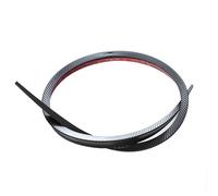 Becquet Toit Autocollant Universel Souple pour Aileron De Voiture Garniture De Coffre Aile De 12/15 M Noir Capot Hayon Lèvre Légère Toit en PU Flexible(1.5m Bright Black)