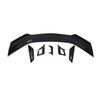 Becquet Toit pour Chevrolet pour Camaro 2015-2022 ZL1 1LE Style Spoiler ABS Plastique Arrière Coffre Couvercle Spoilers Aile Noir Brillant Carbone Tuning Voiture(ABS Dumb Black)