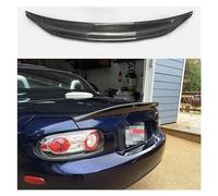 Becquet Voiture Pour Mazda MX5 NC NCEC Roster Pour Miata EPA Type 3 Aileron Arrière Fibre Carbone Lèvre D'aile Coffre Fibre Brillante (dessus Rigide PRHT Uniquement) Ailerons Arrière Voiture(Unpainted