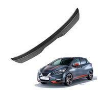 Becquets arrière,ArrièRe Becquet Toit ABS Voiture Lame De Aileron pour NIS-san Micra K14 K13 C+C 2005-2018 2019 2020 2021 2022 Tuning hayon Aile Accessoire,B/Carbon Fiber