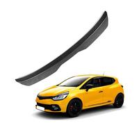 Becquets arrière,ArrièRe Becquet Toit ABS Voiture Lame De Aileron pour Ren-Ault Clio 4 IV 2012 2013 2014 2015 2016 2017 2018 2019 2019 Tuning hayon Aile Accessoire,B/Carbon Fiber