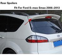 Becquets ArrièRe De Voiture Pour Ford S-max Smax 2006 2007 2008 2009 2010 2011 2012 2013,Fibre De Carbone Abs Voiture LèVre ArrièRe Tronc Aileron Becquets Coffre Rear Spoilers Aile SupéRieure