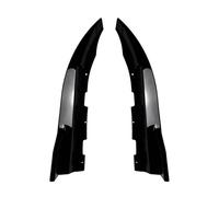 Becquets Arrière Lèvre Pare-Choc Arrière Diffuseur Latéral Couvercle Séparation ABS pour BMW Série 4 G24 G26 420i 430i I4 pour M50 4 Portes 2021 - 2023 Aileron Voiture(Noir Brillant)