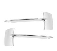 Becquets arrière Moulure de Garniture calandre Pare-Chocs Avant 51117303113 51117303114 pour BMW X5 F15 35i 35ix 35dx 40ex 2014-2017 Gauche Droite Diffuseur arrière(1pair Chrome)