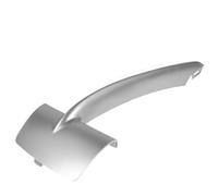 Becquets arrière Moulure de Garniture calandre Pare-Chocs Avant 51117303113 51117303114 pour BMW X5 F15 35i 35ix 35dx 40ex 2014-2017 Gauche Droite Diffuseur arrière(Matte Silver Right)