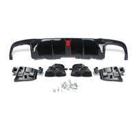 Becquets arrière pour Benz W166 X166 GLE400 GLE350 pour AMG 2015-2019 Diffuseur Arrière Noir Brillant avec Embouts Aileron Voiture