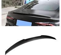 Becquets Arrière pour BMW 4 Series G23 M4 Estilo 2020 2021, Aileron Arrière de Voiture, Aileron de Coffre Arrière Couvercle de Coffre de Voiture Ailes de Toit Lèvre Accessoire,A Carbon Fiber Look