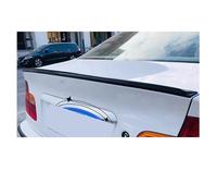 Becquets Arrière pour BMW Série 3 E46 318i 320i Berline 4 Portes 1998-2000 2001 2002 2003 2004 2005 2006 Couvercle Coffre Arrière Carbone Becquet Lèvre Queue Canard(Black SPL)