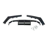 Becquets Arrière PSM Style 3 Pièces Lèvre De Diffuseur Arrière Noir Brillant pour BMW F80 pour M3 F82 pour M4 2015 2016 2017 2018 2019 2020 Coffre Spoiler