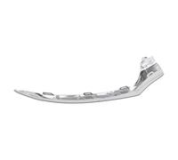 Becquets avant Garniture de lèvre inférieure de pare-chocs avant pour Mercedes Benz Classe C W205 C300 C400 C63 2014-2018, accessoires de décoration de voiture Voiture Becquets Avant(Right chrome)