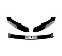 Becquets Avant Kit 3 Diffuseurs Pare-Chocs Avant Voiture, Noir Brillant, Accessoires pour Skoda pour Superb B8 2016-2018 Aileron Pare-Chocs Avant