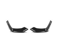 Becquets Avant Lèvre pour BMW F80 pour M3 F82 F83 pour M4 2015-2020 Pare-Chocs Avant Côté Becquet Couverture Lèvre ABS Prise d'air Séparateur Garniture Pare-Chocs LèVre(Aspect Fibre de Carbone)