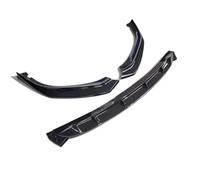 Becquets Avant Lèvre pour BMW Série 5 G20 G21 530d 525i 540i 530i 2017-2020 Protection Avant du Barrage d'air Couvercle Lèvre Pare-Choc Séparateur Menton Kit Pare-Chocs LèVre(Glossy Black)